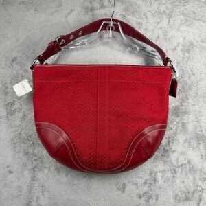 Coach Red Shoulder Bag